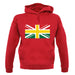 Ghanaian Union Jack Flag unisex hoodie