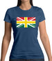 Ghanaian Union Jack Flag Womens T-Shirt