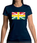 Ghanaian Union Jack Flag Womens T-Shirt