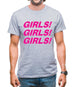 Girls Girls Girls Mens T-Shirt