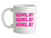 Girls Girls Girls Ceramic Mug