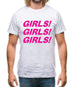 Girls Girls Girls Mens T-Shirt