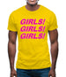 Girls Girls Girls Mens T-Shirt