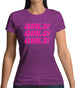 Girls Girls Girls Womens T-Shirt