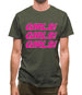 Girls Girls Girls Mens T-Shirt