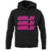 Girls Girls Girls unisex hoodie