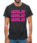 Girls Girls Girls Mens T-Shirt