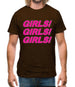 Girls Girls Girls Mens T-Shirt