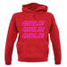 Girls Girls Girls unisex hoodie