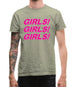 Girls Girls Girls Mens T-Shirt