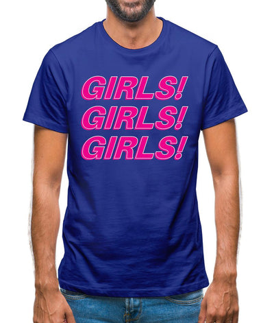 Girls Girls Girls Mens T-Shirt