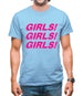 Girls Girls Girls Mens T-Shirt