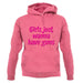 Girls Just Wanna Have Guns unisex hoodie