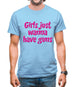 Girls Just Wanna Have Guns Mens T-Shirt