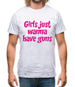 Girls Just Wanna Have Guns Mens T-Shirt