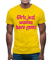 Girls Just Wanna Have Guns Mens T-Shirt