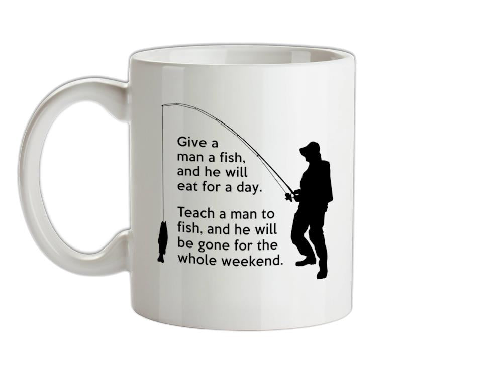 Give a man a fish Ceramic Mug