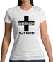 Give Blood Play Rugby Womens T-Shirt