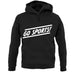 Go Sports unisex hoodie