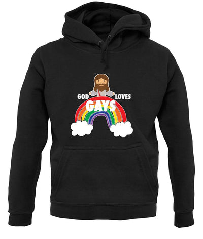 God Loves Gays unisex hoodie