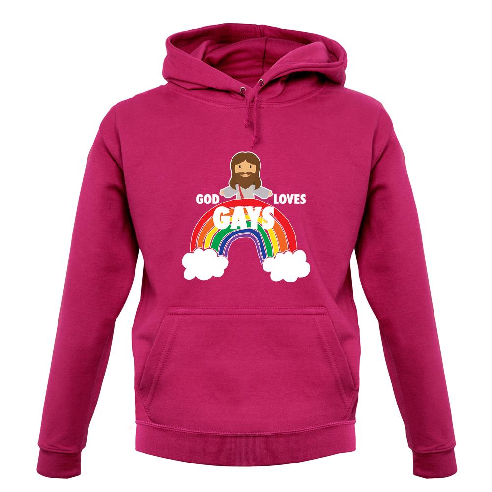 God Loves Gays unisex hoodie