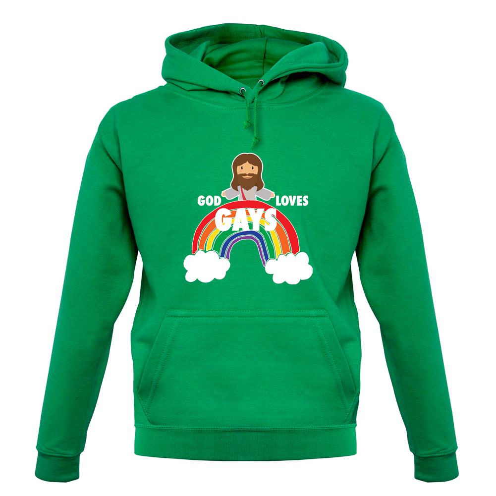 God Loves Gays unisex hoodie