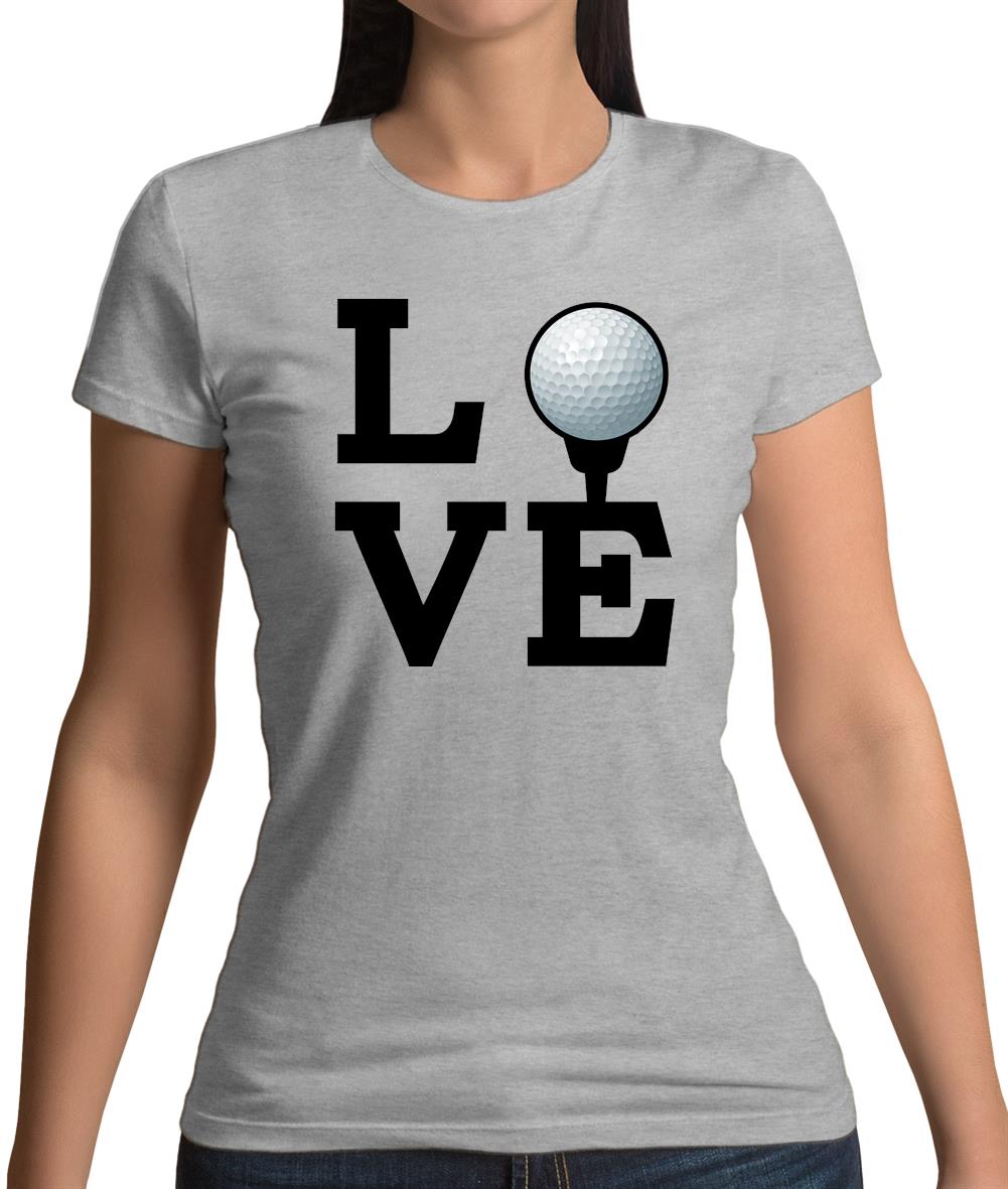 Love Golf Womens T-Shirt