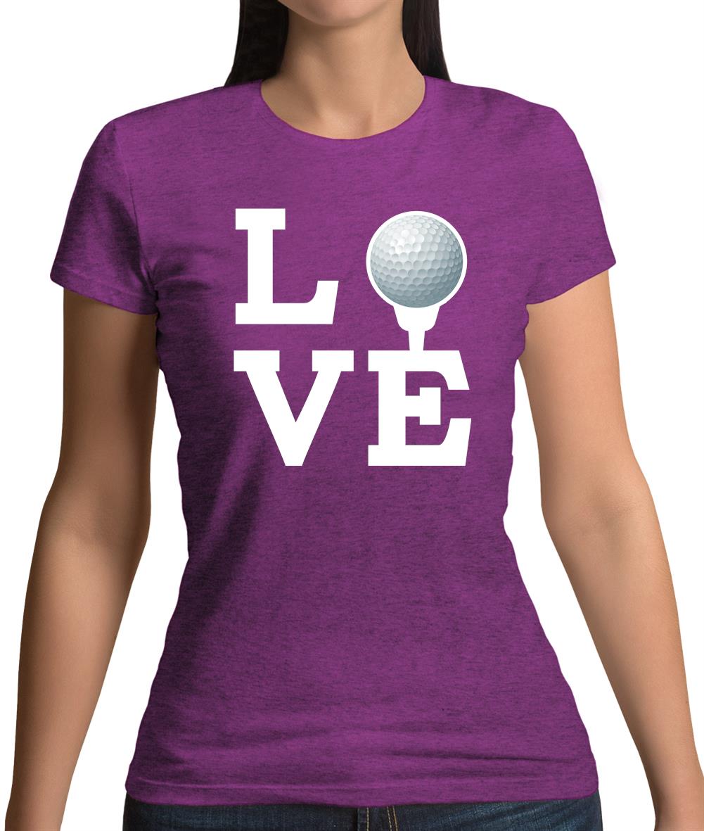 Love Golf Womens T-Shirt