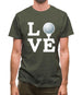 Love Golf Mens T-Shirt