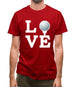 Love Golf Mens T-Shirt