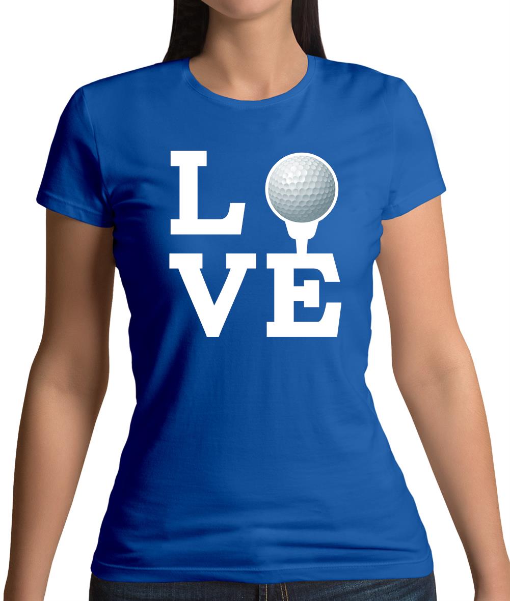 Love Golf Womens T-Shirt