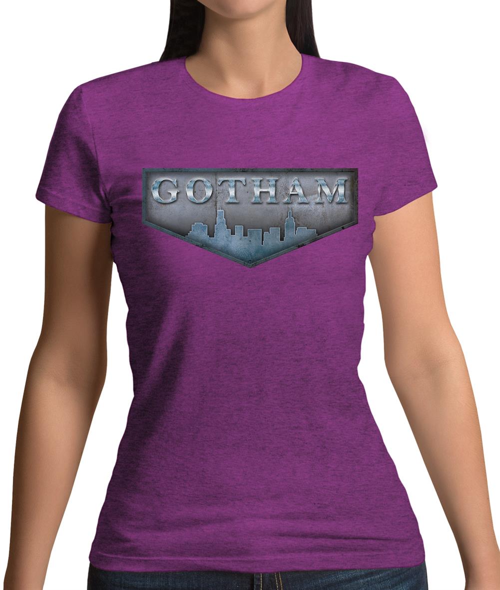 Gotham City Scape Womens T-Shirt