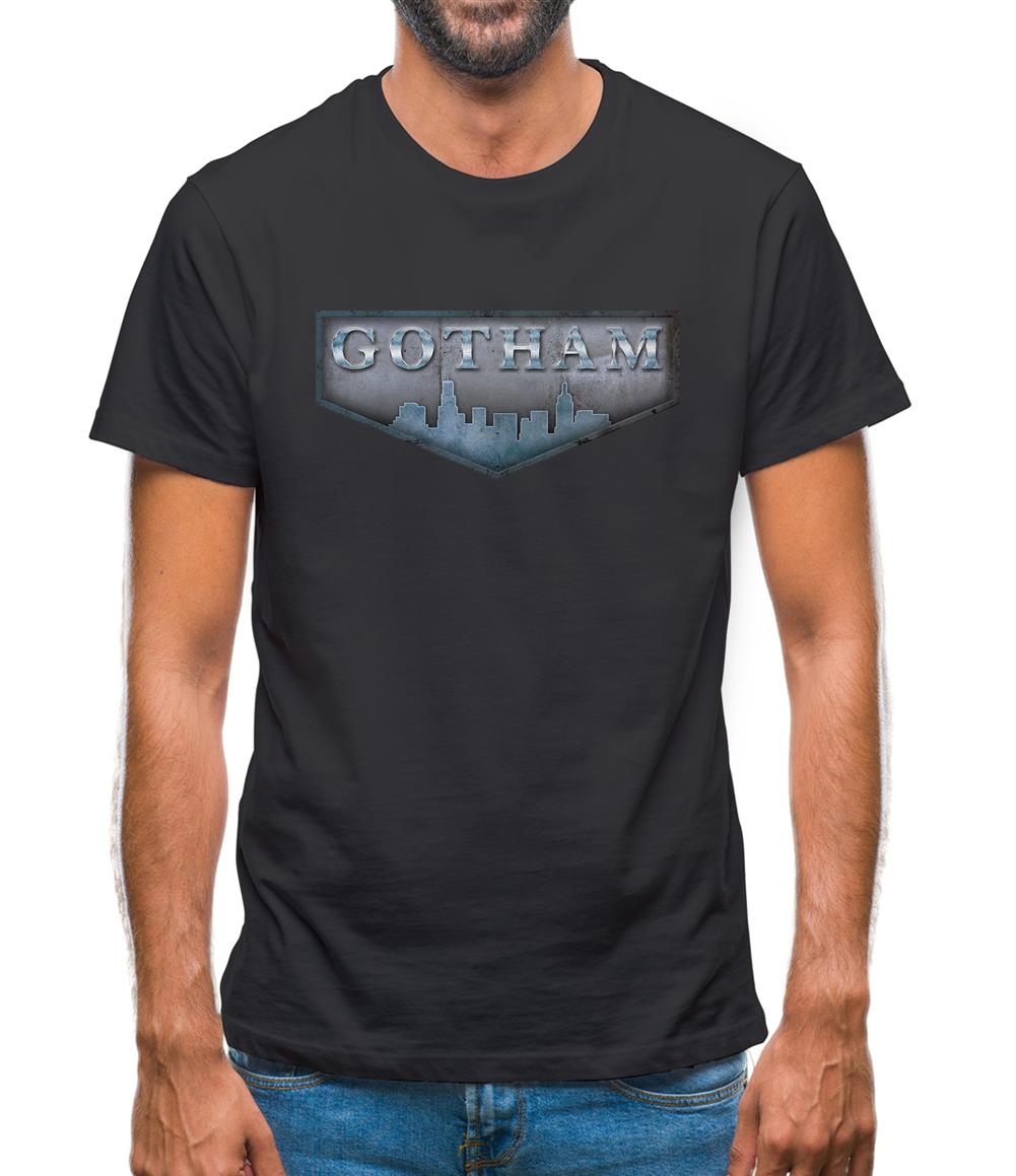 Gotham City Scape Mens T-Shirt