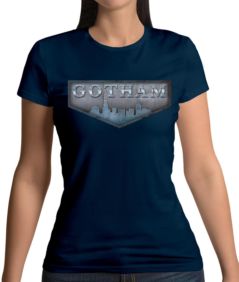 Gotham City Scape Womens T-Shirt