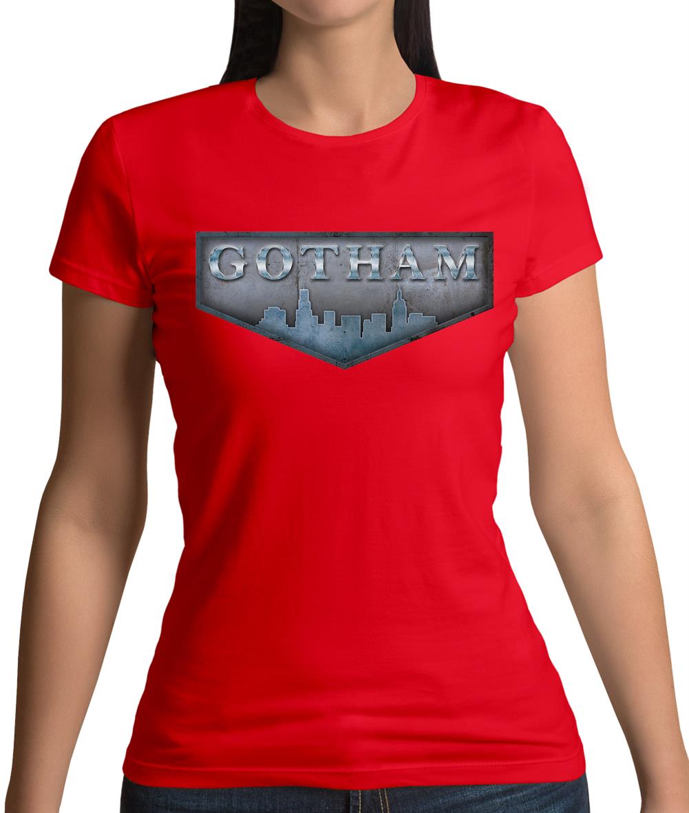 Gotham City Scape Womens T-Shirt