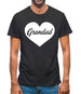 Heart Grandad Mens T-Shirt