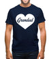 Heart Grandad Mens T-Shirt