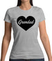 Heart Grandad Womens T-Shirt