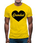 Heart Grandad Mens T-Shirt