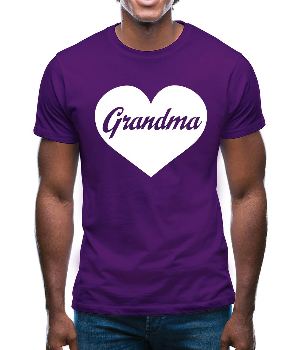 Heart Grandma Mens T-Shirt