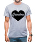 Heart Grandma Mens T-Shirt