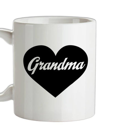 Heart Grandma Ceramic Mug