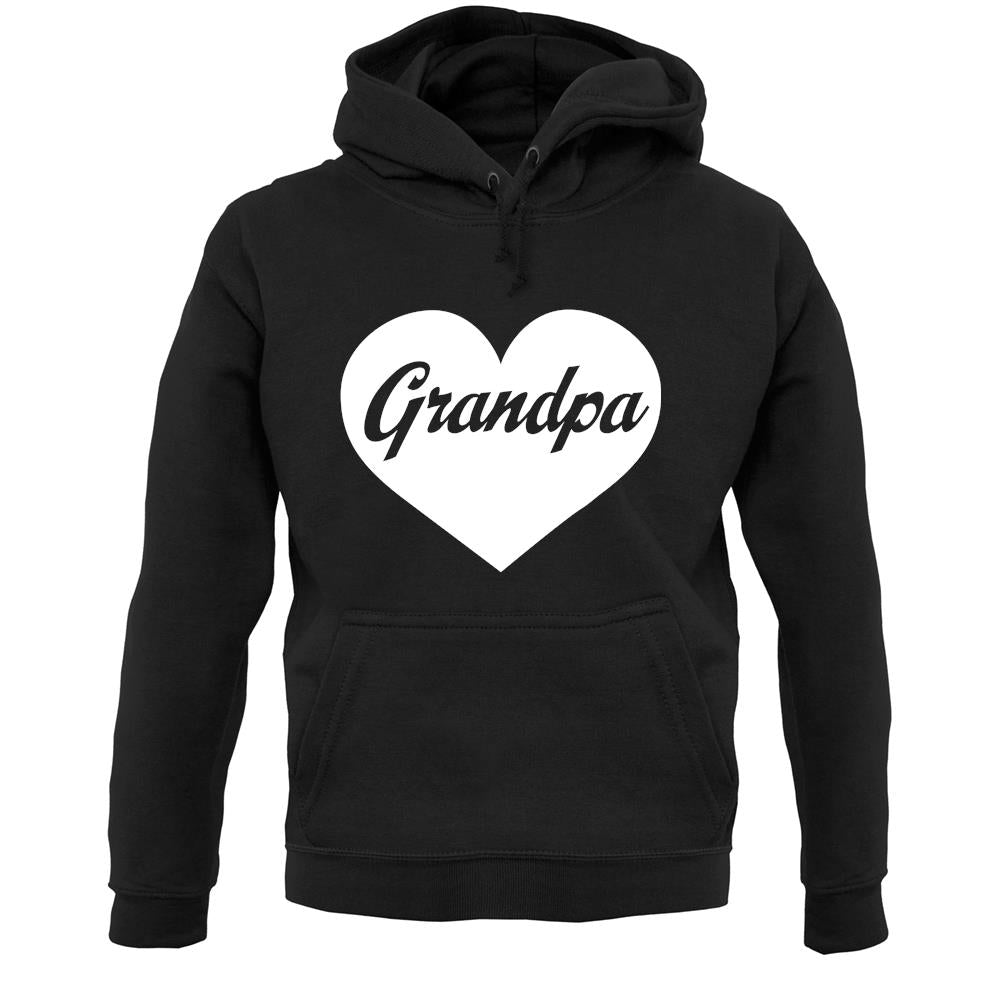 Heart Grandpa Unisex Hoodie