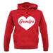 Heart Grandpa unisex hoodie