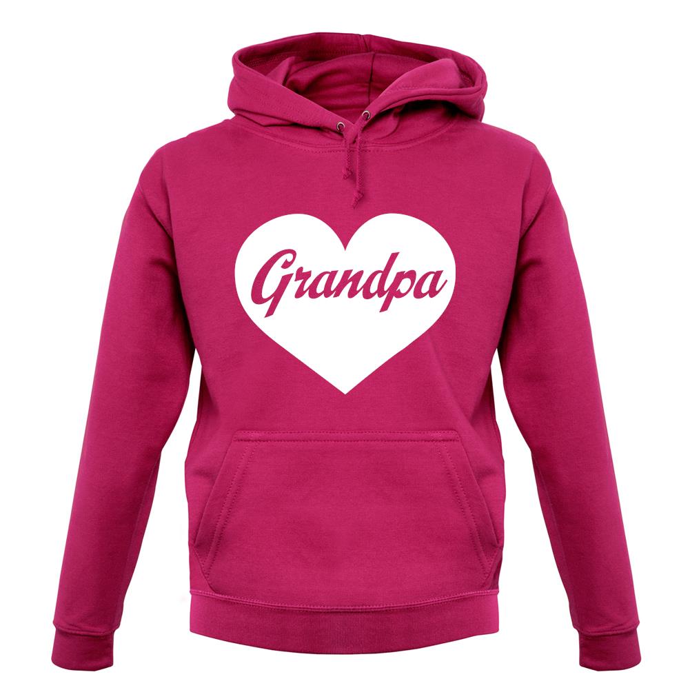 Heart Grandpa unisex hoodie
