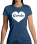 Heart Grandpa Womens T-Shirt