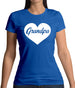 Heart Grandpa Womens T-Shirt