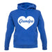 Heart Grandpa unisex hoodie