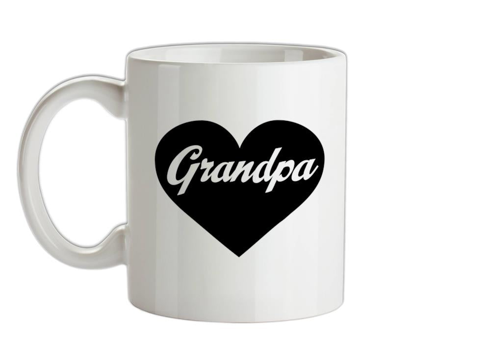 Heart Grandpa Ceramic Mug