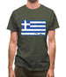 Greece Grunge Style Flag Mens T-Shirt